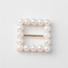 Metal golden hair band from pearl, buckle, bag, hair accessory, new collection