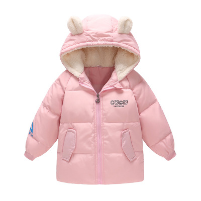 2018 Autumn new pattern Manufactor Direct selling Ears Down Jackets Solid keep warm Down Jackets coat