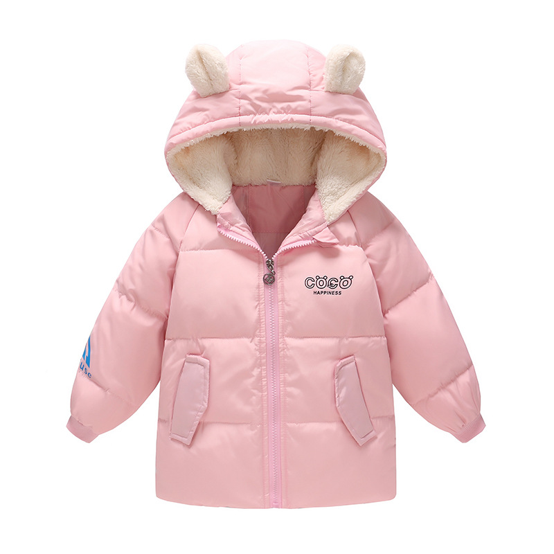 2018 Autumn new pattern Manufactor Direct selling Ears Down Jackets Solid keep warm Down Jackets coat