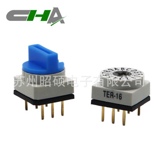 Suzhou Supply Quality Rotary Coding 10*10 Specifications 16 Gear Knob Switch Waterproof and High Temperature Resistant Series