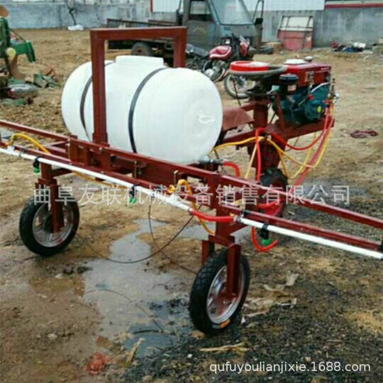 座驾式三轮车打药机 园林除草杀虫打药机 水田农用高架打药机58