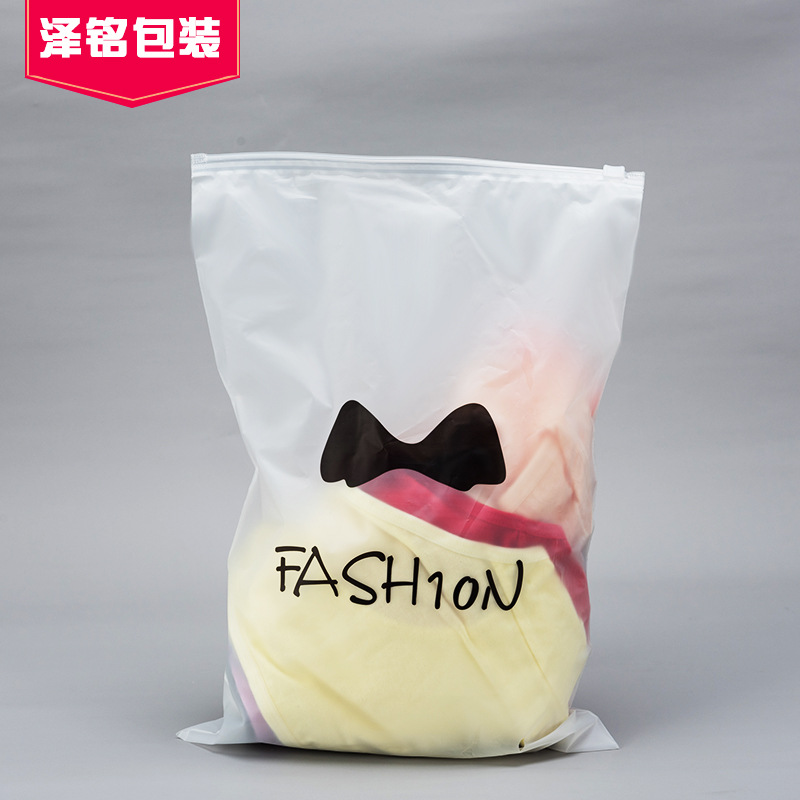 En stock transparente helado ropa cremallera bolsa ropa interior ropa de embalaje bolsa PE ziplock bolsa EVA bolsa de cremallera de plástico