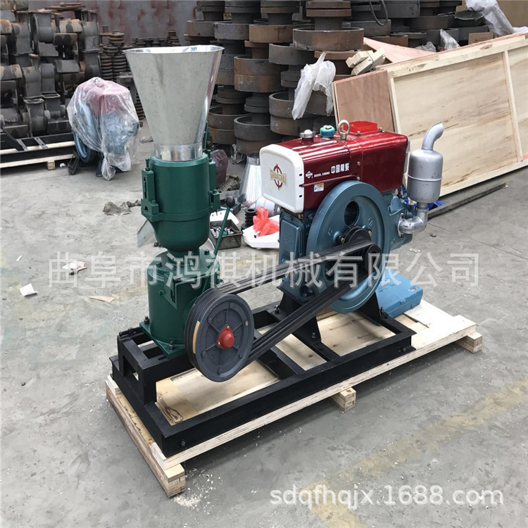 衢州小型颗粒饲料机 B饲料颗粒机 饲料机秸秆颗粒机