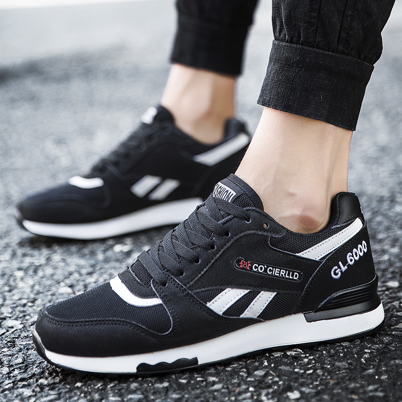 跨境夏季低帮透气情侣鞋韩版学生潮鞋男网面运动休闲大码防滑板鞋|ms