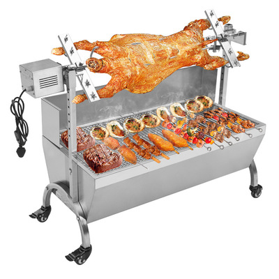 Field Stainless steel Barbecue rack outdoors Large thickening household barbecue grill outdoors Charcoal barbecue grill