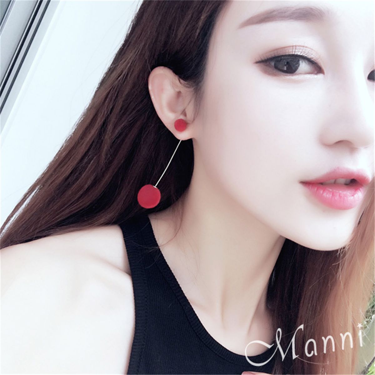 fashion Autumn and winter personality Simplicity Earrings manual Hairball Earrings tassels have more cash than can be accounted for Ear Studs Korean Edition Earrings