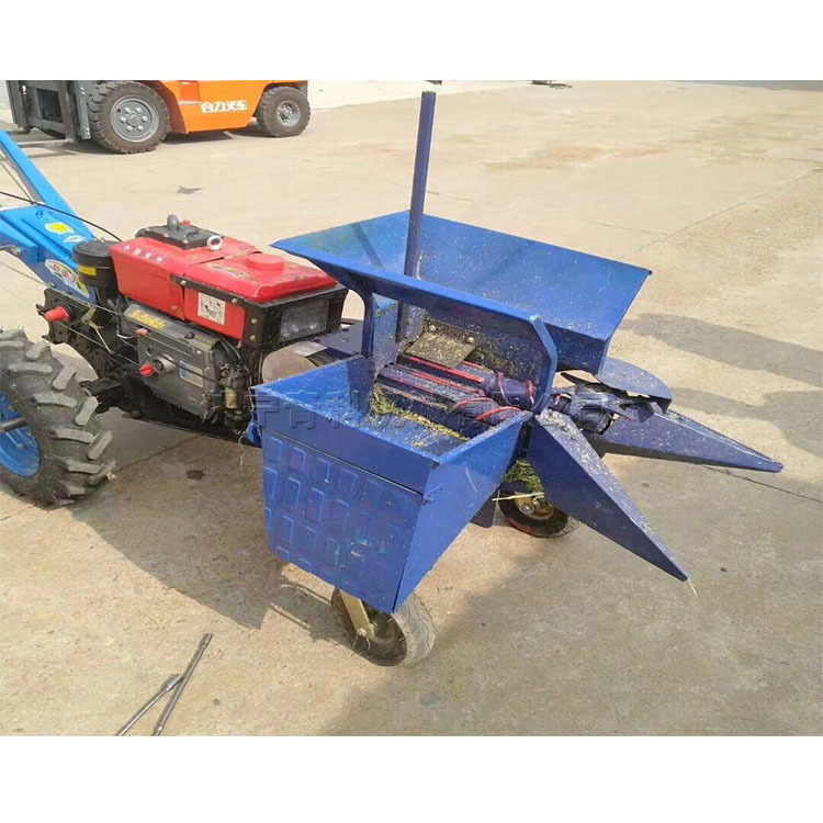 家用小型玉米收割机 玉米收获去皮一体机 山区手扶单垄玉米收获机