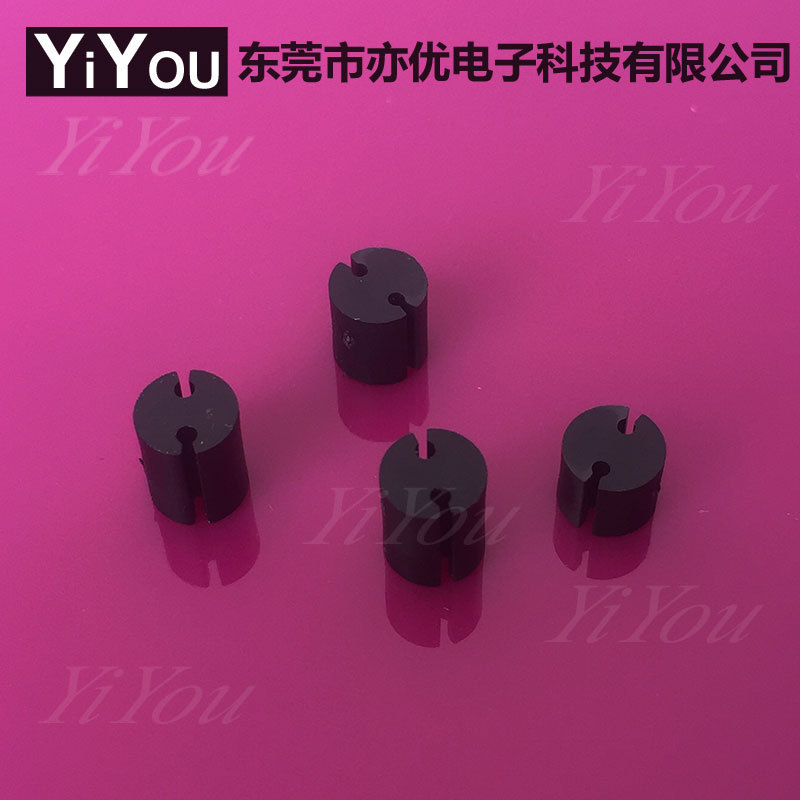F5 LED灯套 5MM LED双坑双槽间隔柱PC板二极管塑胶圆柱支撑胶柱