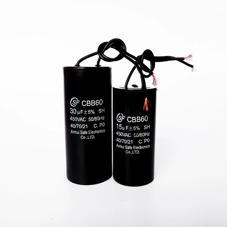 Пусковой конденсатор CBB60 15UF 450V для помпового двигателя стиральной машины холодильника