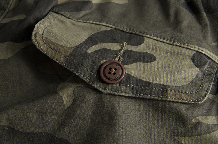 8186 wash personality camouflage tide pure cotton loose waist summer foreign trade original single men's shorts casual pants 27