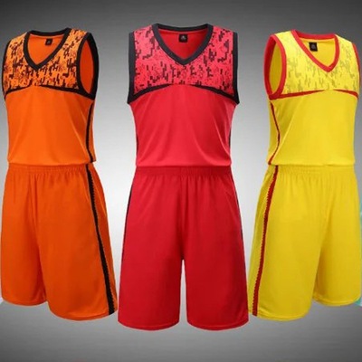 篮球服套装 透气速干 儿童篮球服比赛训练球服定制DIY印字印号