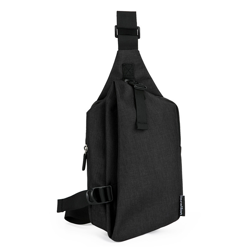 新款男士休闲胸包多功能运动斜跨包女包户外旅游单肩包时尚胸前包