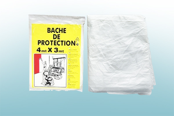 plastic drop cloth drop sheet cover sheet dust sheet4M X 5M
