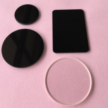 光学玻璃 薄无色镀膜光学玻璃加工 黑色透紫外玻璃定制
