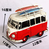 Retro bus, small transport, RV, realistic car model, jewelry, bread