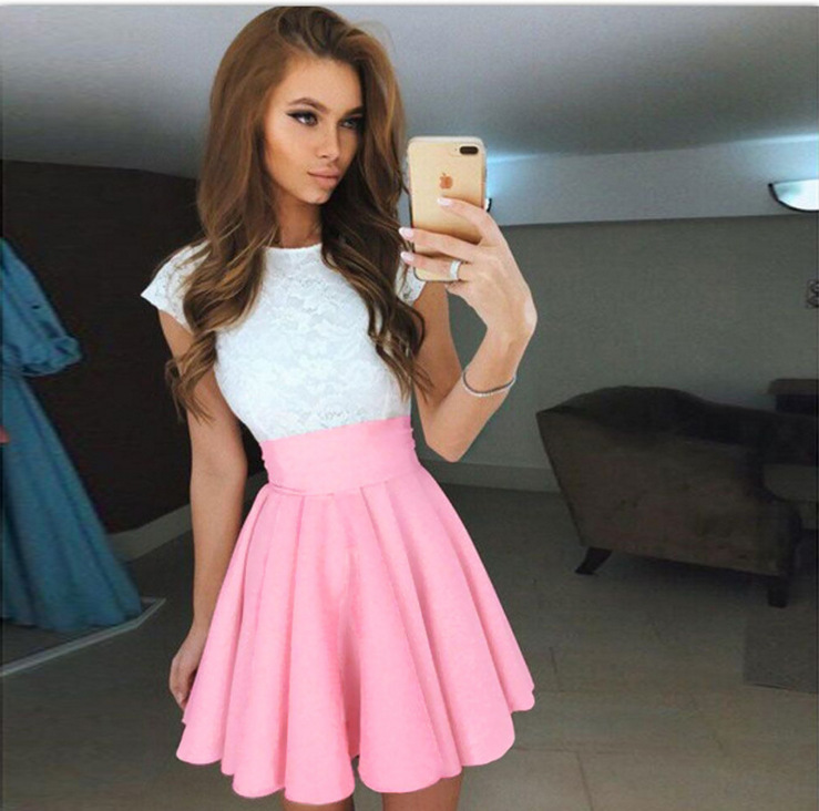 Lace Patchwork Dress Image 5