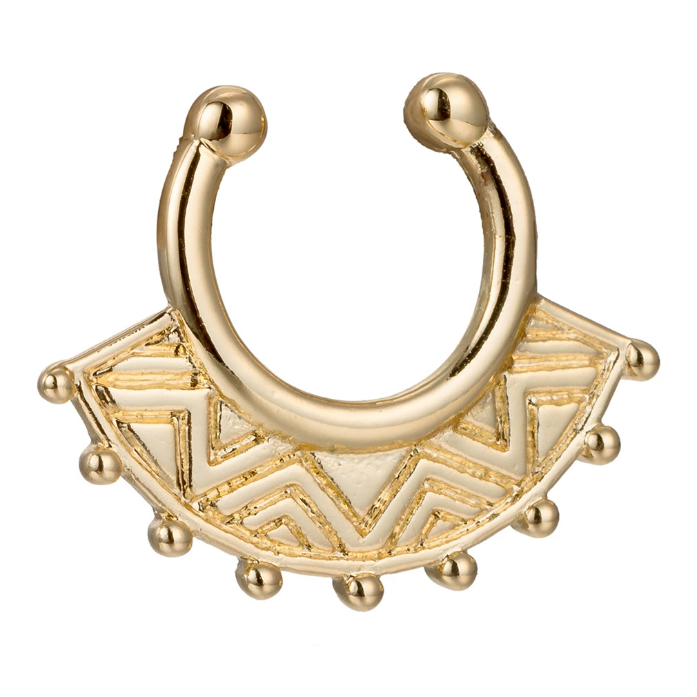 Brand copper material, nose piercing, European style