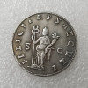 Antique crafts Roman coin copper silver plating as old silver dollar silver round foreign silver dollar collection#3419