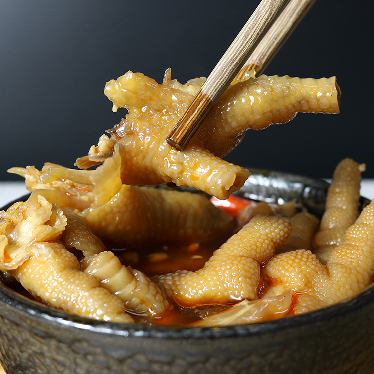 特産檸檬泡椒鳳爪含罐350g微商爆款廠家批發特價特制秘方純手工制