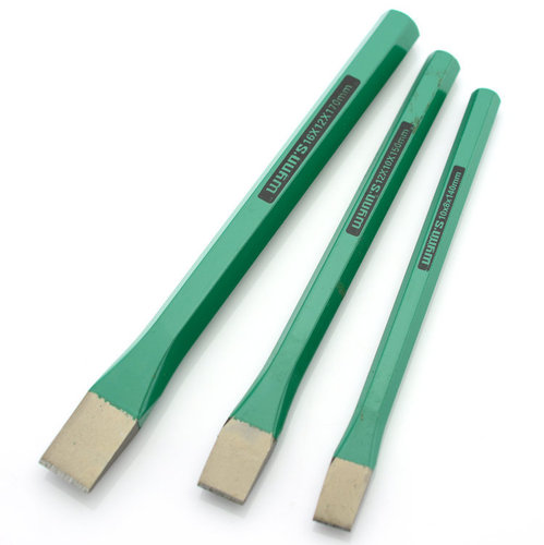 Vilor brand Vanadium-Chromium Steel Precision Flat Chisel 19*16*300MM Steel Chisel Chipping Tool Masonry Chisel W0444A