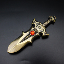 王者大宝剑屠龙刀防风直冲创意个性特色充气金属打火机收藏礼物