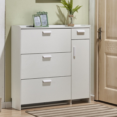 厂家批发北欧风现代简约鞋柜大容量经济型简易鞋柜门厅柜木质创意