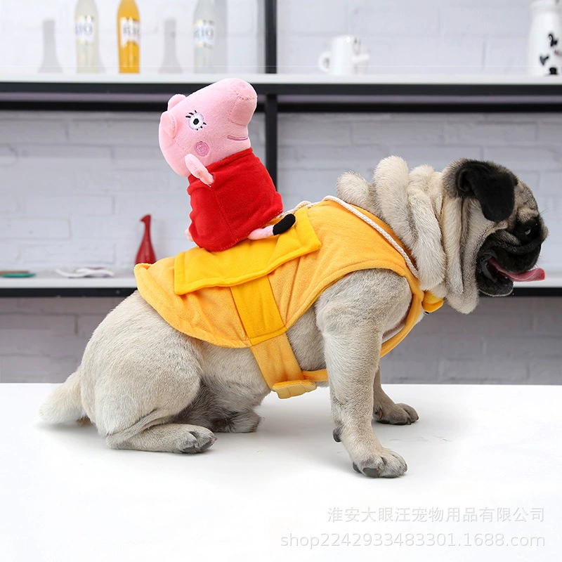 Домашнее животное Смешные забавные трансформации зоотоваров повседневная одежда собака мультфильм езда Одежда завод розетка