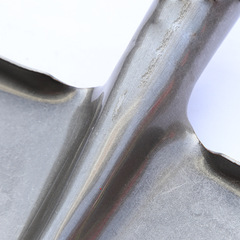 Digging tree, scraping soil, manganese steel pointed hoe, agricultural tools, polished steel head spade, gardening and landscaping pointed hoe