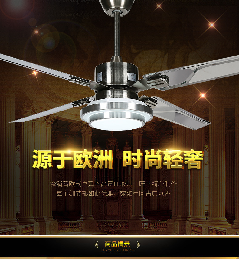 Ceiling lamp Living room lights bedroom Restaurant Ceiling fan lamp Home Furnishing Fan light Office For projects led lamps and lanterns