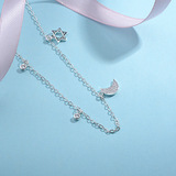 (Трансграничная торговля), аксессуар, двухэтажный колокольчик, универсальный браслет на ногу, 2020, новая коллекция, европейский стиль, популярно в интернете