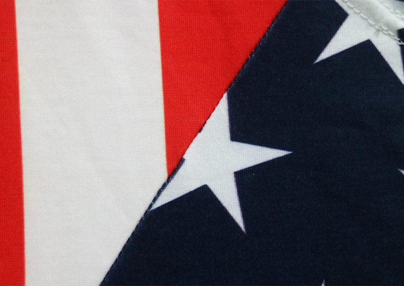 Color Block Irregular Star Dress Short Length American Flag Design Trendy Style Perfect for Parties and Celebrations