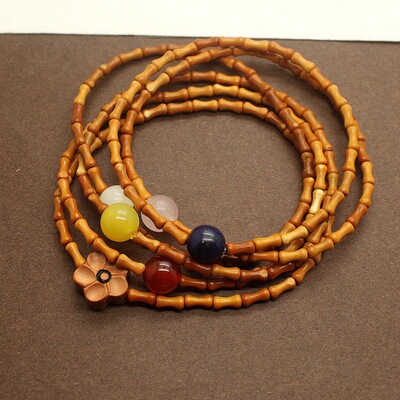 Original natural Olivary nucleus Multi-turn Lap Bracelet Bamboo Dubbo Dover Hand string Simplicity Refinement Bracelets Steadily high