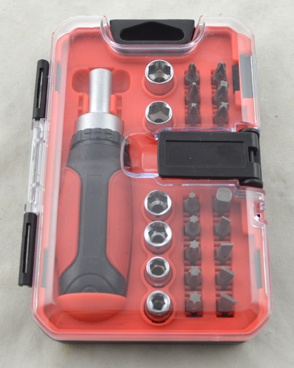 23件套棘轮螺丝批套筒组套 HZF-8650