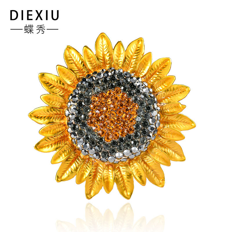 Original hot-selling sunflower brooch di...