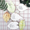INS style leaf landscape postcard 10 creative small fresh literary love book home decoration wall wall