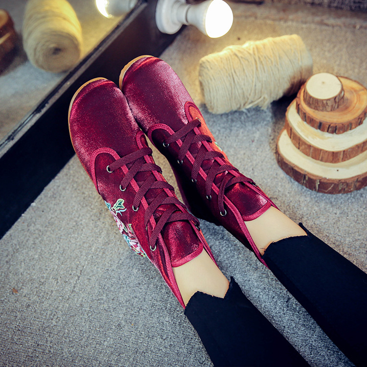 Bottes femme en Satin de soie - Ref 3355124 Image 4