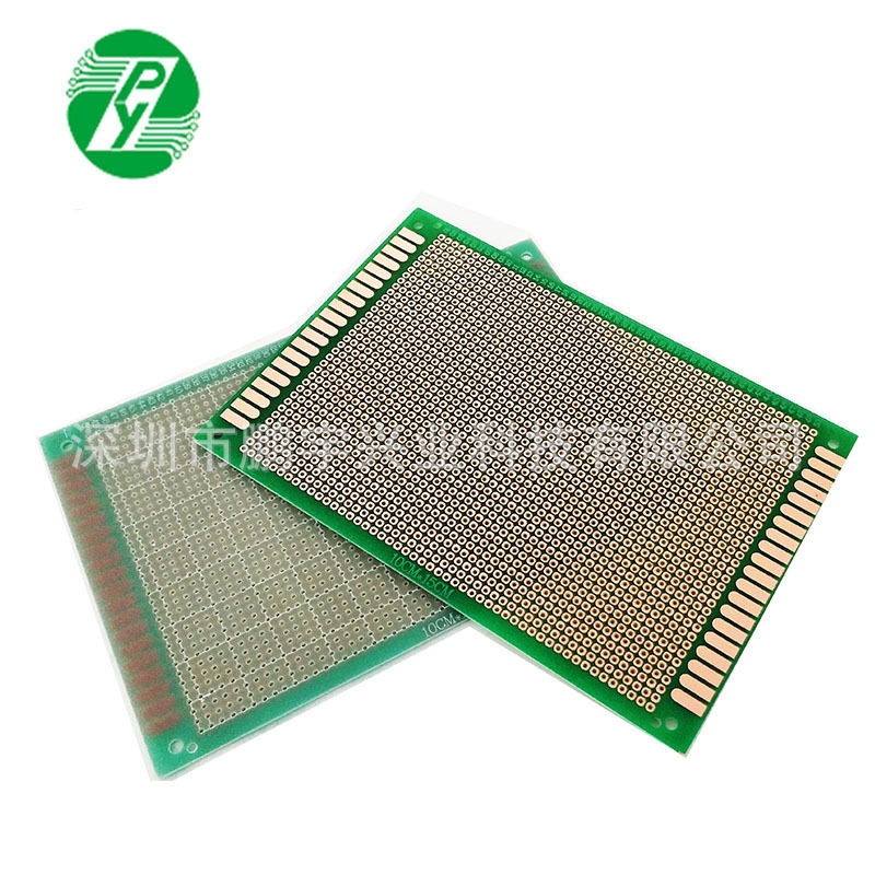 厂家10*15CM优质绿油玻纤万能板万用实验洞洞板PCB测试板批发