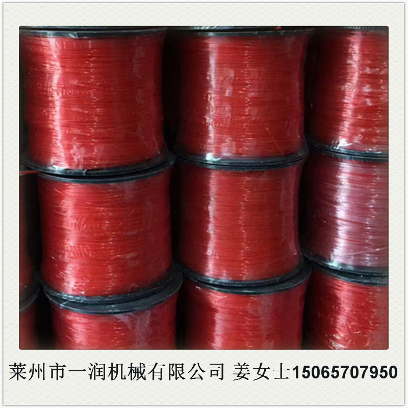 7042建工线拉丝生产机器设备 PE鱼线广线聚乙烯圆丝拉丝机组