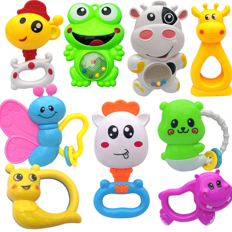 Powdered Milk gift gift Toys Soft glue Rattle baby Dental gum Infants 0-1 Souptoys wholesale