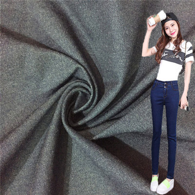 錦棉彈力羅緞牛仔風格面料布料褲料生産廠家NR羅緞2018新款