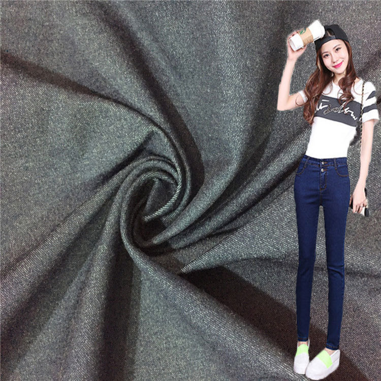 錦棉彈力羅緞牛仔風格面料布料褲料生産廠家NR羅緞2018新款