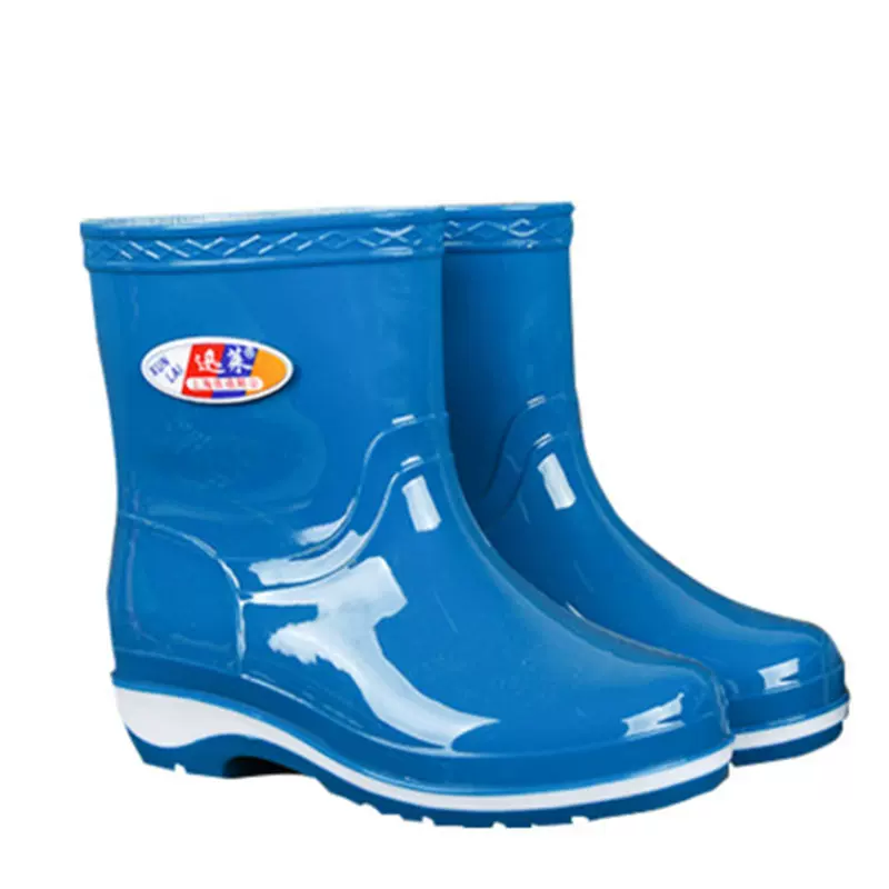 时尚女士防滑雨靴女式 女士低帮雨鞋 短筒女款雨靴水鞋胶鞋批发