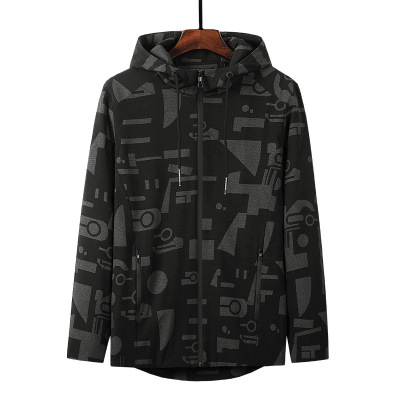 2021年新款薄迷彩夹克时尚休闲外套大码男装茄克实体男士上衣直供|ru