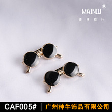 CAF005 韓國復古老爺眼鏡胸針小號金屬眼鏡別針批發廠家