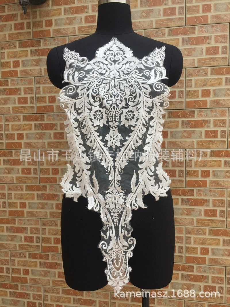 Silk threads, accessories, polyester, with embroidery, European style, cosplay