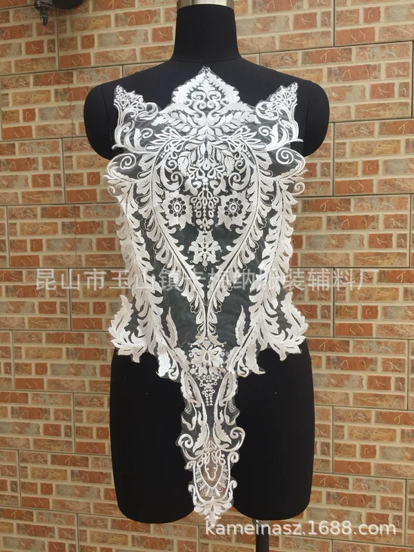 Silk threads, accessories, polyester, with embroidery, European style, cosplay