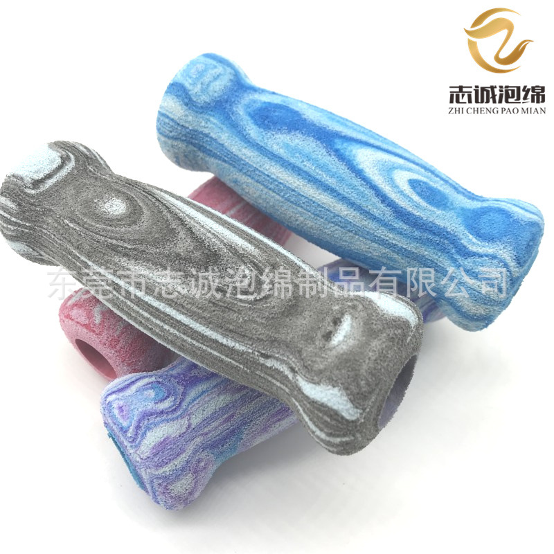 直供健身器材混色泡棉 高弹性橡塑海绵发泡管 海绵发泡手把套