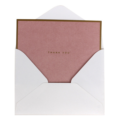 5 Color Blessings Simple Creative Greeting Card Matching Envelope Message Card Birthday Wishes Mother’s Day Matching Envelope