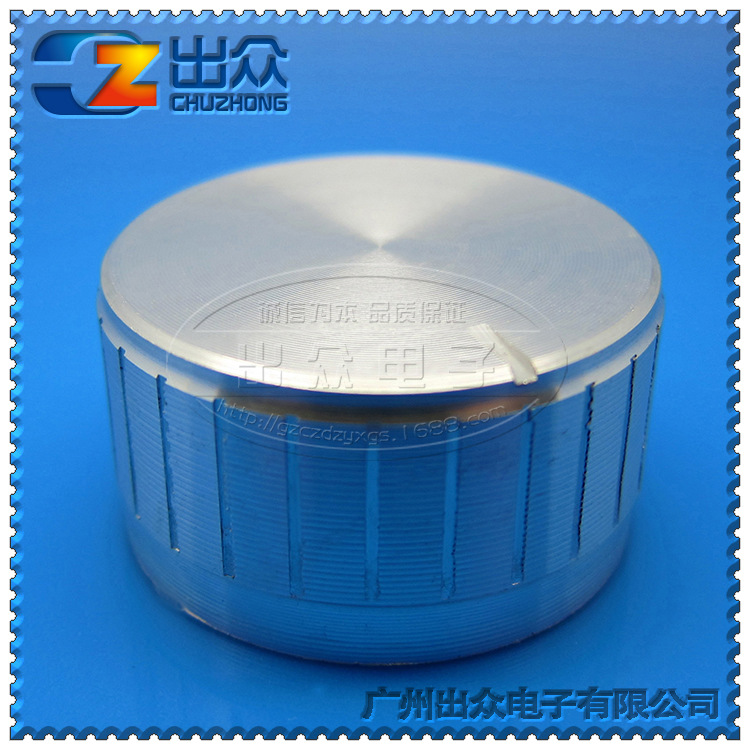 工厂 音频金属旋钮电位器宽32高17银色旋钮电位器