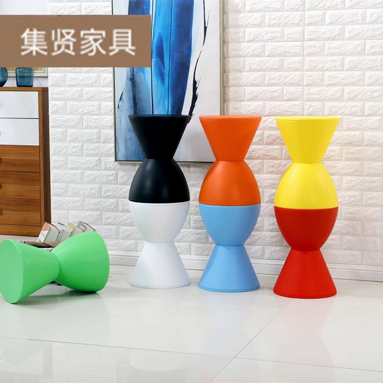 Wangzi Recreation Home Plastic Simple Bench Modern Creative Stool Storage Stool